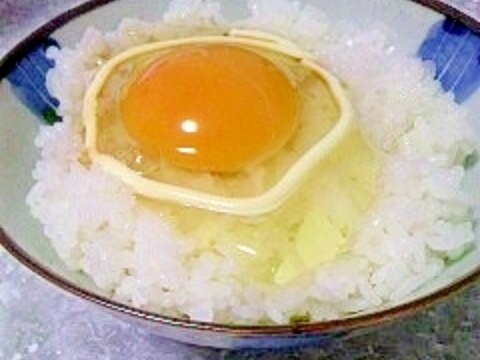 マヨネーズ入りの卵かけご飯